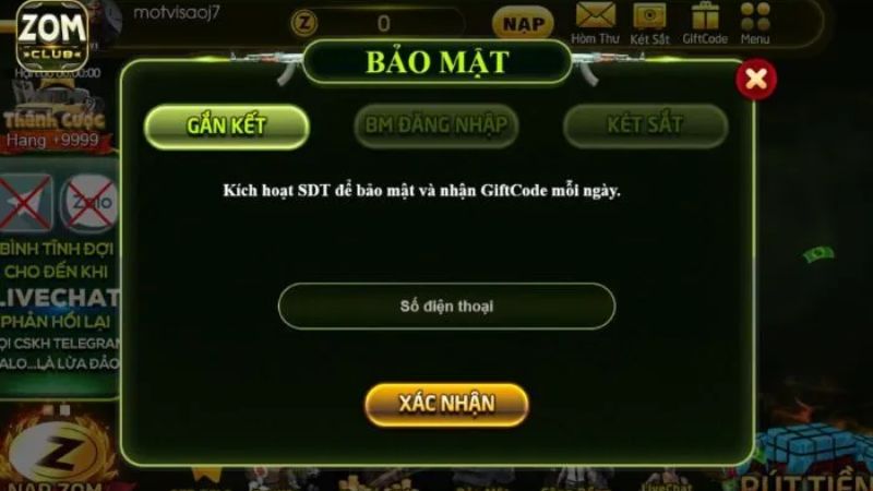 Hệ thống bảo mật Zomclub an toàn, hiện đại